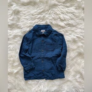 Cat & Jack Chambray Crinkle Shirt